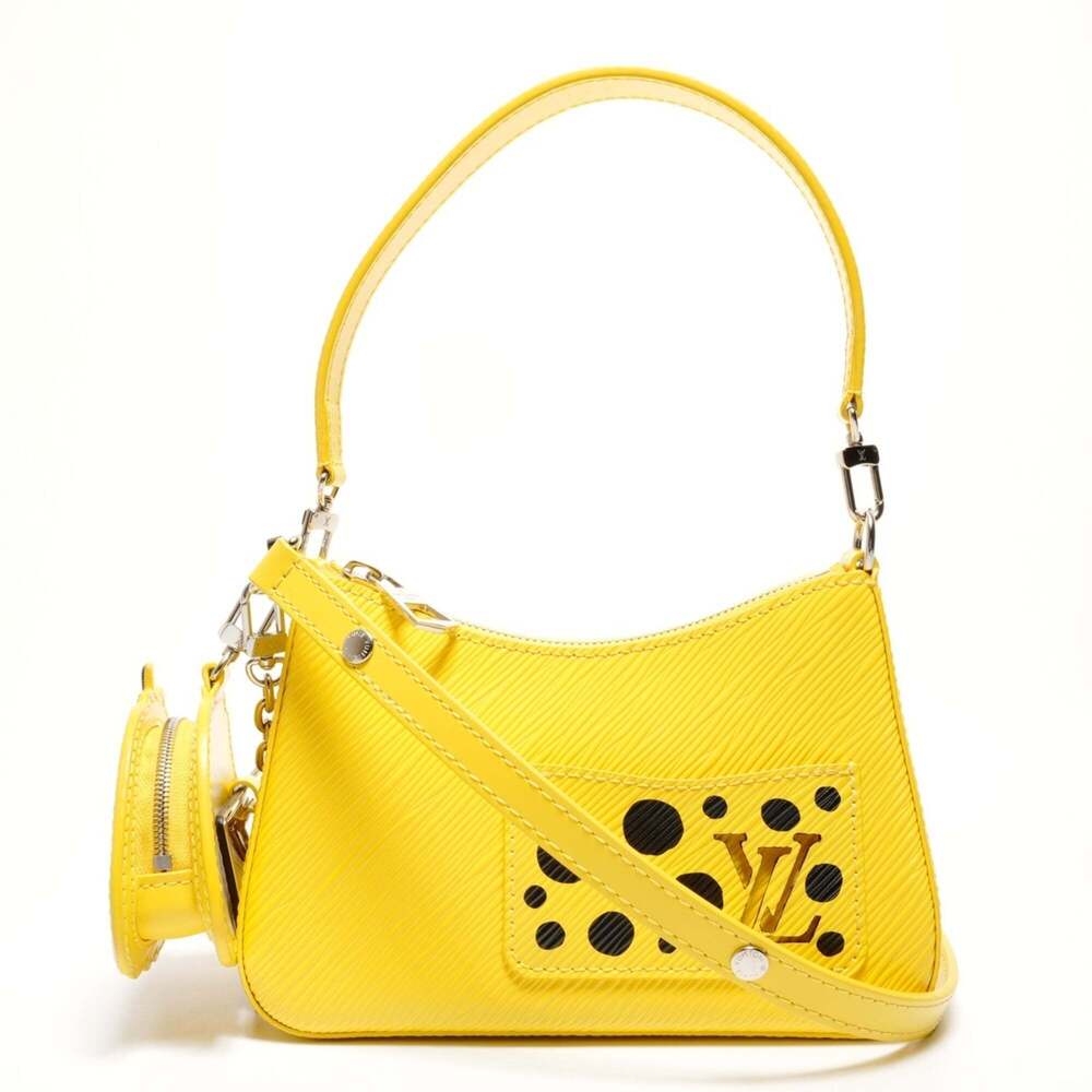 Louis Vuitton Epi Leather Yayoi Kusama Malellini Shoulder Bag in Yellow - Picture 2 of 15